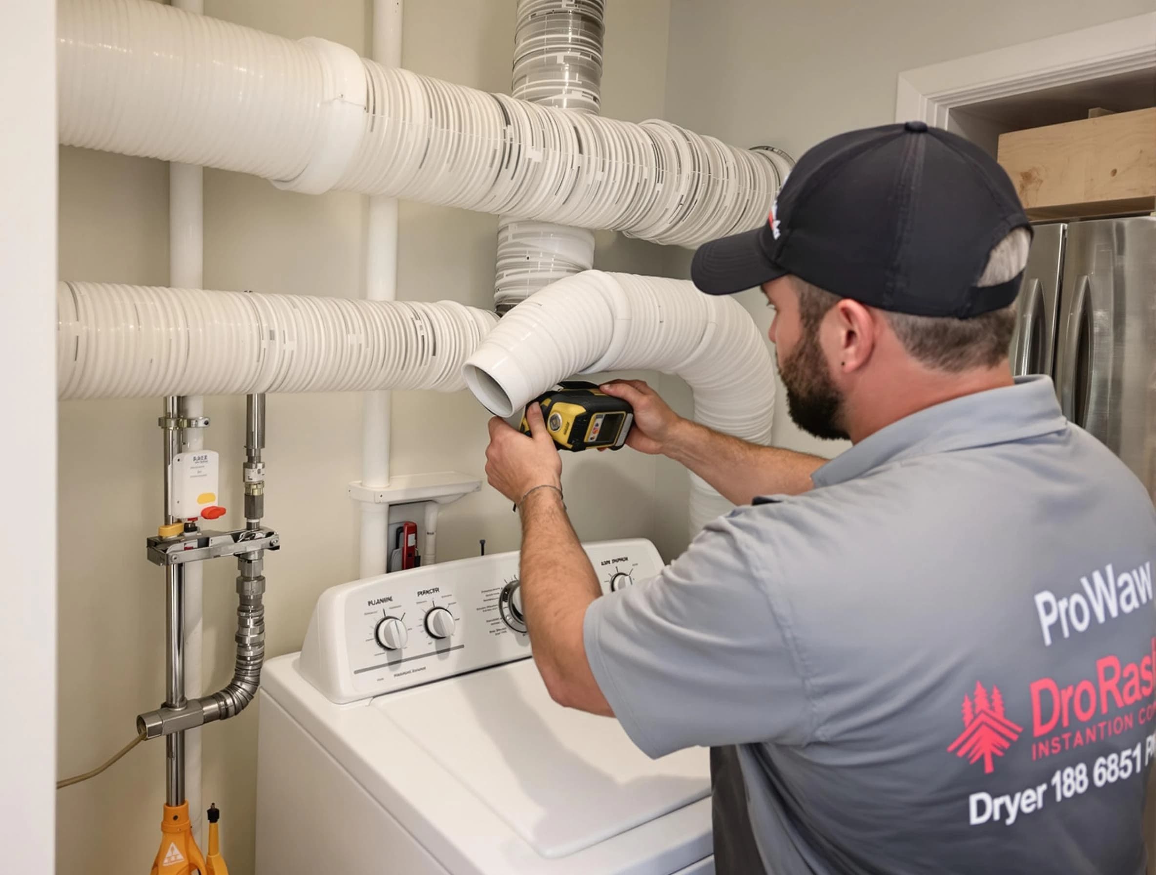 Professional dryer vent hose installation by Richmond Dryer Vent Cleaning in Richmond