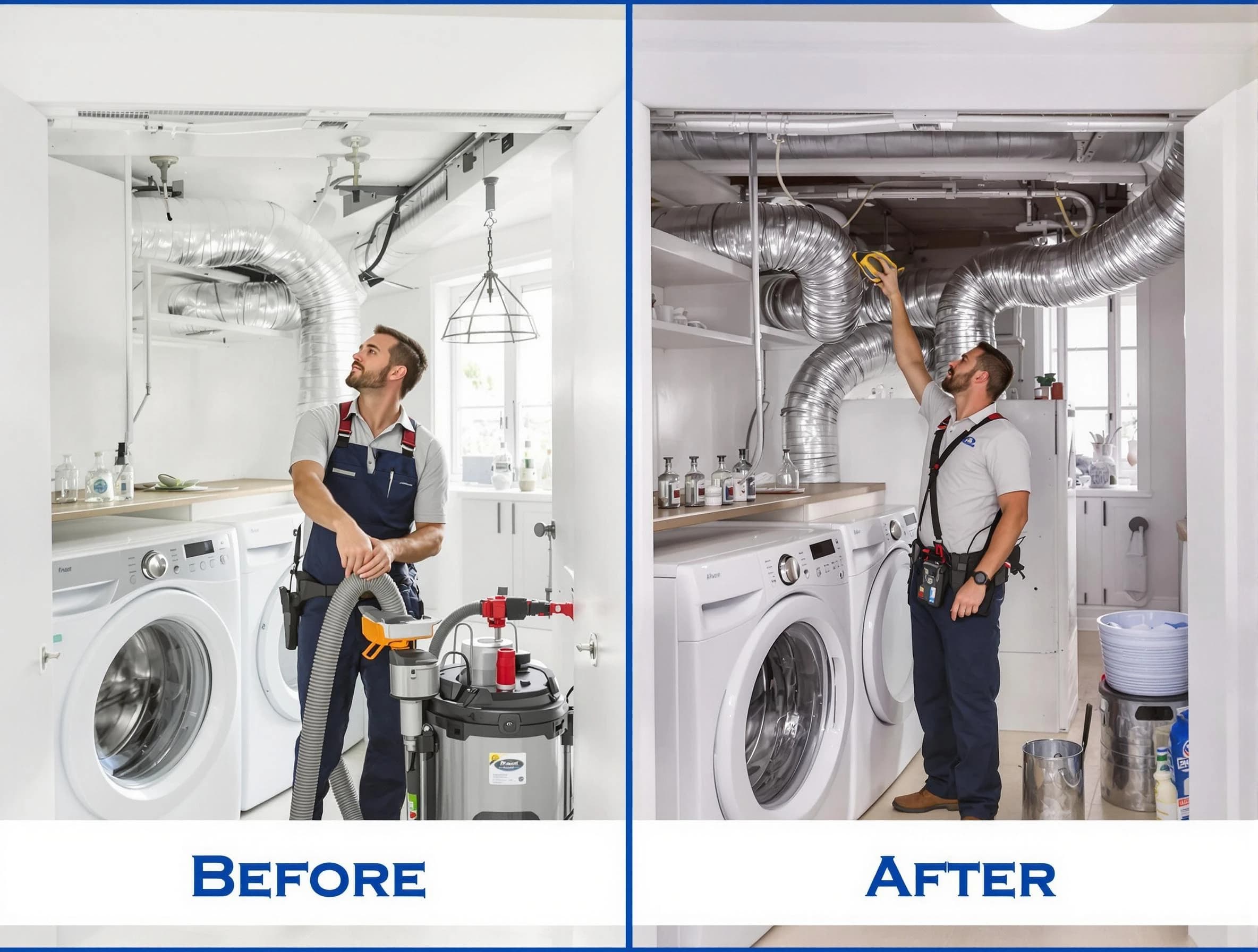 Expert gas dryer vent cleaning by Richmond Dryer Vent Cleaning in Richmond