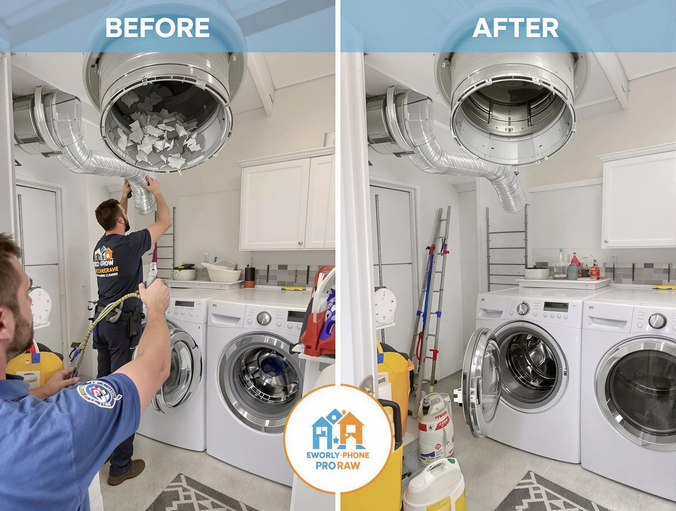 Residential dryer vent cleaning by Richmond Dryer Vent Cleaning in Richmond