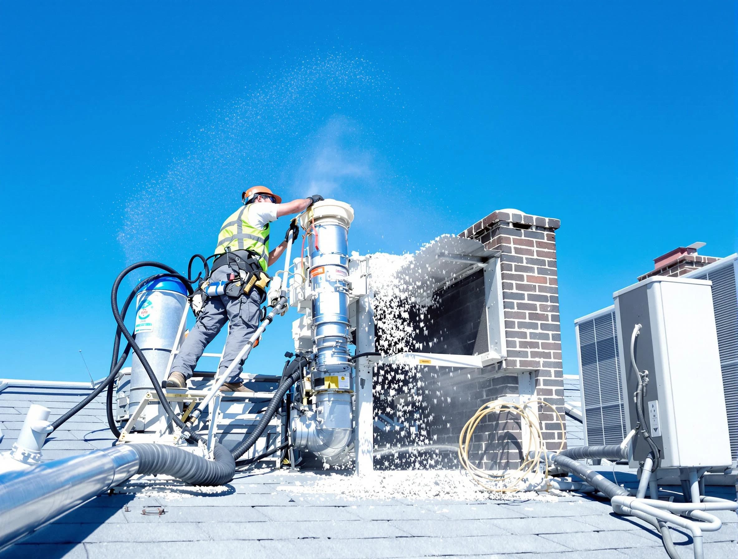 Expert roof dryer vent cleaning by Richmond Dryer Vent Cleaning in Richmond