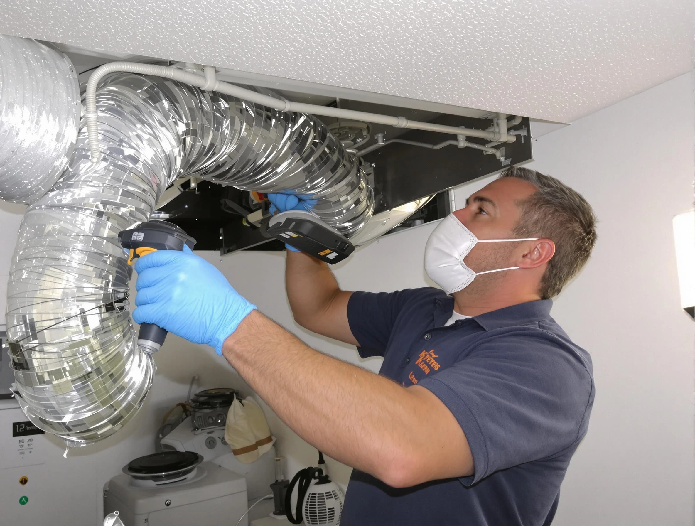 Richmond Dryer Vent Cleaning professional performing thorough residential dryer vent cleaning in Richmond