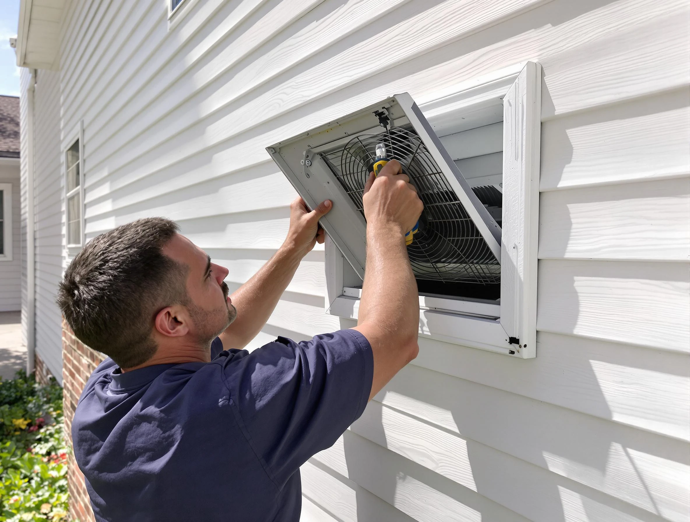 Dryer Vent Cover Replacement in Richmond