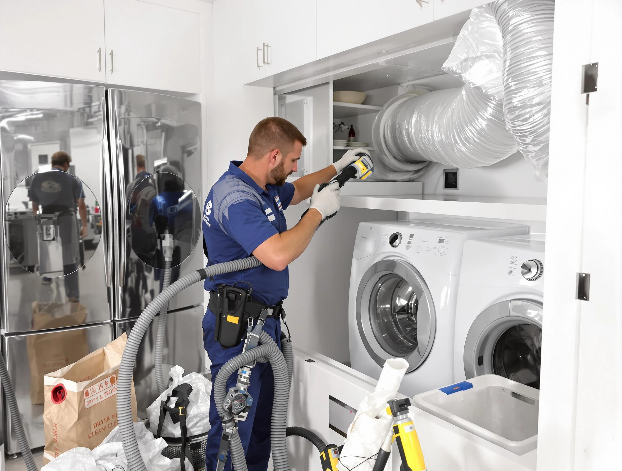 Professional duct cleaning by Richmond Dryer Vent Cleaning in Richmond