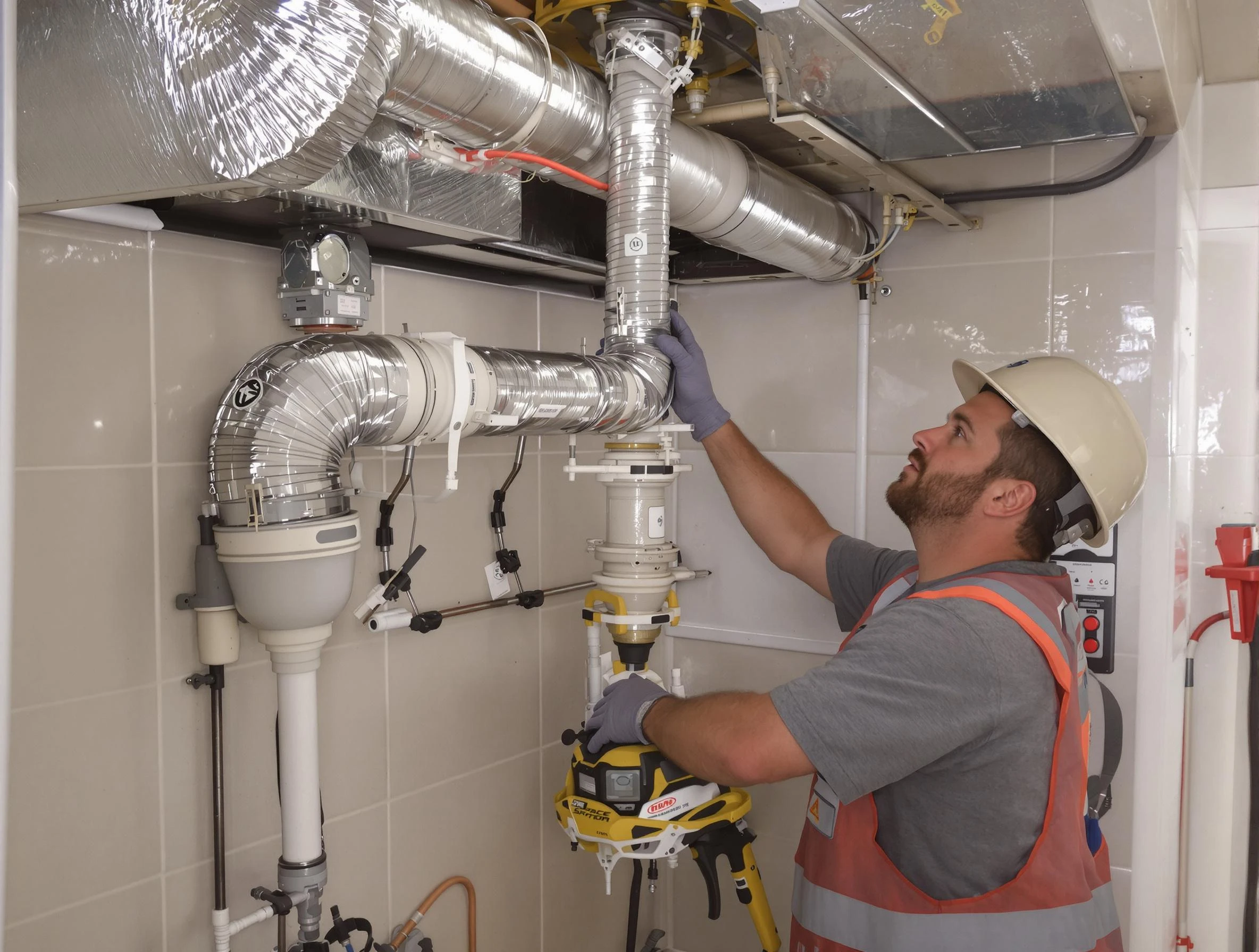 Richmond Dryer Vent Cleaning expert performing professional dryer vent repair and installation in Richmond